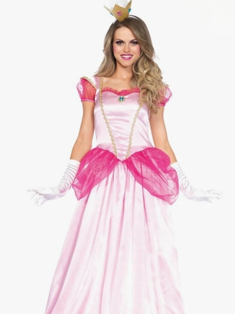 Leg Avenue Classic Pink Princess Costume: 2 Piece Dress & Crown M NWT